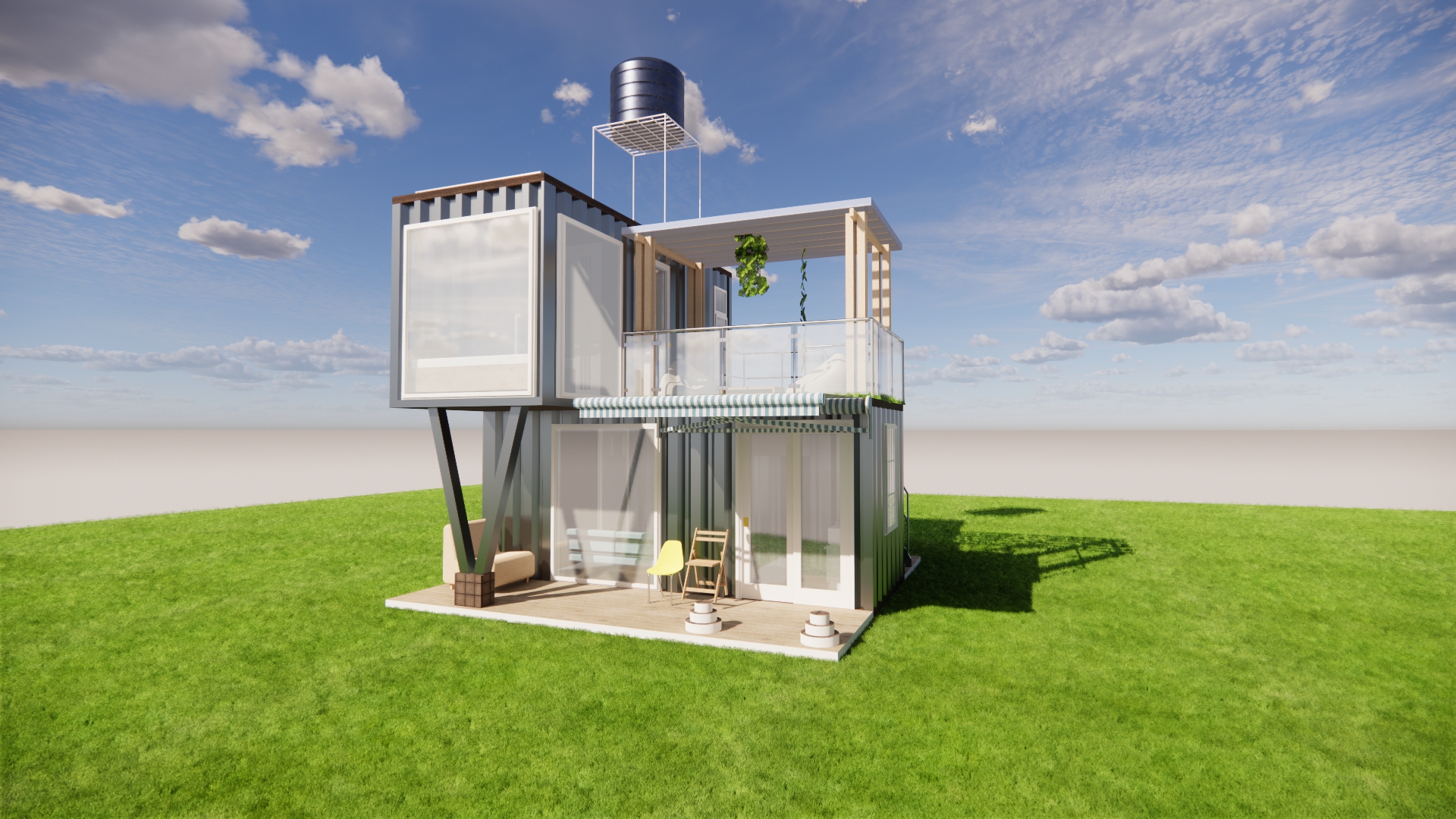 2-Bedroom Container House